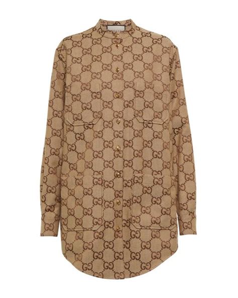 brown gucci shirt